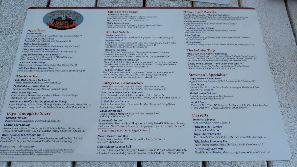 Stewman's Lobster Pound Menu - Image 4